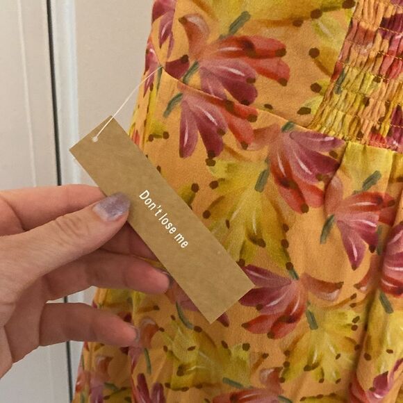 Kourt Bustier Style Banana Print Tropical Mini Dress Size 6 - Picture 9 of 14